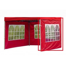 Cтенки с окном для шатра 3х3 красная