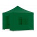 Быстросборный шатер ЭКО 3х3м со стенками зеленый Green Line