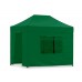 Быстросборный шатер ЭКО 2х3м со стенками зеленый Green Line