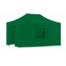 Быстросборный шатер ЭКО 3х4,5м со стенками зеленый Green Line
