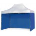 Быстросборная торговая палатка 2х3м со стенками сине-белый