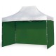 Быстросборная торговая палатка 2х3м со стенками зелено-белый