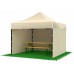 Быстросборный шатер ПРЕМИУМ 3х4,5м усиленный на пружине зеленый
