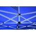 Быстросборный шатер ПРОФЕССИОНАЛ СУПЕР ПРО Шестигранный на пружине 4х8м синий