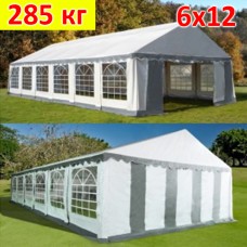 Большой шатер павильон 15612G 6х12 White/Grey 