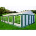 Шатер павильон Giza Garden 5x10м бело-зеленый ECO (ЭКО)