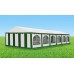 Шатер павильон Giza Garden 5x12м белый зеленый ECO (ЭКО)