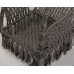 Подвесное плетеное кресло качели ИНКА в комплекте с подушкой + балдахин в подарок