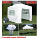 Быстросборный шатер со стенками 3х3м белый ЭКО Плюс