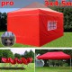 Быстросборный шатер автомат 3x4,5м PRO красный