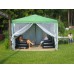 Быстросборный шатер автомат 3х3м (Green Glade 3001) 3 стенки зеленые 1 москитная
