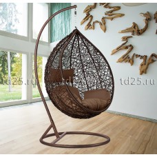 Плетеное подвесное кресло Камелия (168A-L) 117х100х67 см