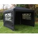 Быстросборный шатер автомат 4342 3х3м со стенками черный