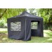 Быстросборный шатер автомат 4332 3х3м со стенками черный