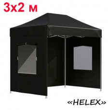 Тент садовый Helex 4322 3x2х3м полиэстер черный