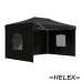 Тент садовый Helex 4342 3x4.5х3м полиэстер черный