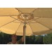Зонт круглый 8 спиц Ø 3м Алюминиевый с воланом