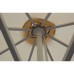 Зонт квадратный 4х4 телескопический 8 спиц Стальной 