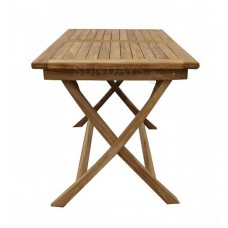 Садовый деревянный складной стол RECTANGLE TGF-203 B, 120*70см, тик