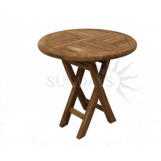 Садовый деревянный складной мини-стол TGF-057, 50*50см, тик