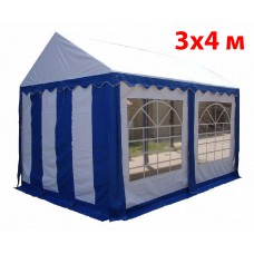 Шатер - торговая палатка Party 3x4 (белый синий)