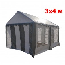 Шатер - торговая палатка Party 3x4 (белый серый)