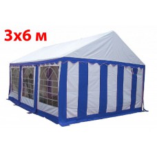 Торговая палатка Party 3x6 (белый синий)