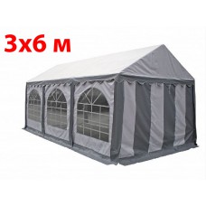 Шатер - торговая палатка Party 3x6 (белый серый)