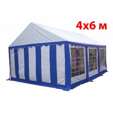 Торговая палатка Party 4x6 (белый синий)