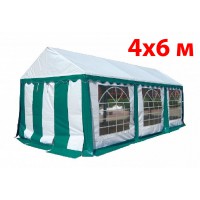 Торговая палатка Party 4x6 (белый зеленый)