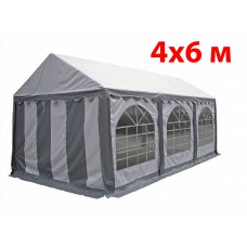 Шатер - торговая палатка Party 4x6 (белый серый)