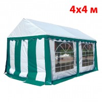 Торговая палатка Party 4x4 (белый зеленый)