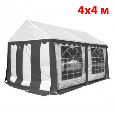 Торговая палатка Party 4x4 (белый серый)